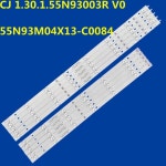 LED 백라이트 스트립, Philco Ph55a17 CJ 1.30.1.55 N93003R V0 55N93M04X13-C0083, 5 세트 : 모리신사