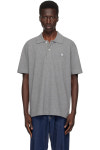 [메종 키츠네] 볼드 폭스 헤드 폴로 그레이 Gray Bold Fox Head Polo : 스타일온다