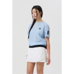 [골든베어] (WOMEN) Stretch Woven Round T-Shirt_G5TAM25141BUX : Golden Bear