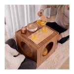 체스책상 인테리어 장기 협탁 티테이블 모던 바둑판 1. 체스테이블만 : 오드리직구