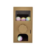 뽑기상자 추첨함 캡슐 화이트 종이 10개 만들기 복불복 게임 랜덤 DIY 럭키 장난감없음 달걀깍지 있음 4 DIY토너머신에 55mm토너10개 재료팩... 