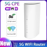 5G CPE 무선 라우터 모뎀 풀 밴드 기가비트 와이파이 6 2.4G + 5.8G 핫스포츠 SIM 카드 NR SA N1 3 5 7 8 20 40 41 77/78 : 유진상사2