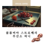 로스팅박스 갓볶은 싱글오리진 스페셜티 커피원두 콜롬비아 스트로베리 무산소 허니 100g : 로스팅박스