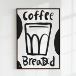 커피 일러스트 그림 포스터 빈티지감성 심플모던 카페인테리어 그림 아트포스터 Coffee : 요로코롬스튜디오