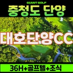 충청도에서 3인라운딩에 조식까지포함된 대호단양cc 1박2일 골프패키지 : 자이언트1박2일골프