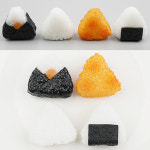 한입 오니기리 삼각김밥 모형 3.4cm 4종 일식 뷔페 음식모형 모조 장식 식품 UR : 더리얼스엠데코