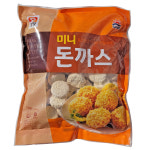 사조오양 미니 돈까스 1kg 꼬마돈까스 한입돈까스 : 먹는데 진심
