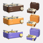 맥스 라떼 미니스토브 휴대용 캠핑 이소부탄 가스버너 부르스타 가스렌지 초코 : 아웃도어 사부작