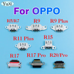 마이크로 USB 충전 커넥터 소켓, OPPO R3 R5 R7 R11S 플러스 R9 R15 R17 프로 R20 프로용, 포트 플러그, 1 : 글로리28