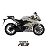 휴즈스티커 야마하 YZF-R3 LINE C_12 바이크데칼 R3데칼 : 휴즈스티커