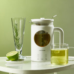 온도조절 전기포트 티포트 분유 커피 녹차 온도에 맞게 보온유지 코코젤리 거름망포함 : 하울