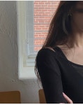 로가든 소피아 티셔츠 레이어드 긴팔 시스루 4color : 몬슬리