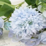 새임 믹스장미 조화부쉬 블루 1P 장식소품 인테리어소품 : 새임마켓