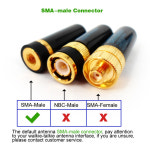 SRH805S 안테나 VX 3R 6R 7R BAOFENG BF UV3R TYT TH UVF9 PUXING 무전기 SMA M UHF VHF 듀얼 밴드 Black : 분당플렉스26