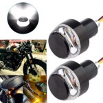 오토바이 핸들 LED 방수 조명 주야갼 바이크 핸들 라이트 2 pcs (A0331) : 용천삼리