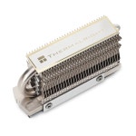 써멀라이트 HR-09 2280 SSD 히트싱크, M.2 하드 디스크, 컴퓨터 및 PC용 써멀 실리콘 패드 포함, 히트 파이프, 양면 싱크, 리플로우 납땜 공정... 