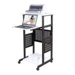 빔 받침대 이동식 빔프로젝트 노트북 테이블 스탠드 선반 다이 일반형 1m 높이 : 수아파파상점