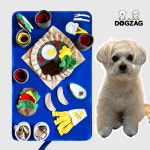 강아지 분리불안 삑삑이 노즈워크 장난감 : 도그재그 DOGZAG