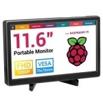 풀HD 디스플레이 VESA IPS 듀얼 스피커 라즈베리 파이 젯슨 나노 비글본 XBOX 윈도우 7 8/10 11.6 인치 1920x1080 : 백운대상사