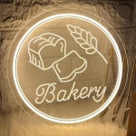 베이커리 LED 네온 라이트, USB 전원, 밝기 조절 가능, 주방, 카페, 샵에 적합 : 교토신사