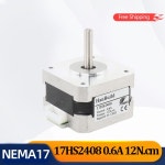 CNC  조각기 3D 프린터용 NEMA 17 스텝퍼 모터 42 상 4 리드 18 도 42BYGH28 06A 12NM 17HS2408 : 신우유통29