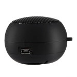 제로네 미니 스피커, PC, 스마트폰, 메모장, 태블릿, 아이팟, 소형, 경량, USB 충전, 휴대용, 블랙, 화이트 : 시구왕임