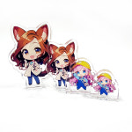 코롯토 아크릴 스탠드 굿즈 미니 피규어 캐릭터 등신대 8T(단면) XXS 아크릴 (2cm) : WOWBOX