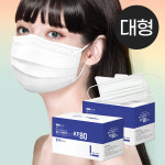 올타임안심 KF80 국산 덴탈 마스크 숨쉬기편한 얇고탄탄 벌크(50매) : 퓨린스케이