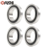 F6802 VRS 최대 플랜지 링 15x24x5MM ( 4 PCS) 자전거 피벗 크롬 철강 카트 볼 : 플랜소셜
