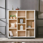 인테리어 거실전면책장 모던디자인 이동식책장 신혼집 오픈형책장1200 : 미니솔티