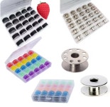 재봉틀 보빈 보관함 박스 보빈 25개 포함 미싱 북알 케이스 (A0899) : 용천삼리