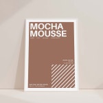 스웨리움 미드센츄리 모던 아트 포스터 인테리어 그림 액자 모카무스 팔레트 No1 4x6 : 스웨리움