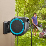 가데나 벽걸이 자동 호스릴 35롤업 35m (18630-20) 호스정리 물호스 관수자재 : 다사와공구