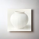 다복 달항아리 백자 복들어오는 그림 액자 디아섹 집들이 개업 선물 700x700mm, 화이트 유광 : 에이아이포유