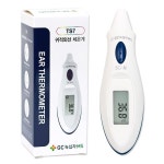 녹십자 TS7 적외선 체온계 전자 귀 병원 약국 유아 아기 신생아 열 체크기계 : 유민의료기