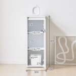 [최저] 가구산책 틈새 템바보드 수납장 300 H7084 : 휴리빙플러스