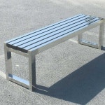 스텐 야외 벤치 의자 버스정류장 대기석 철제 긴의자 1.0 : 이방인상회