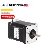 3D 프린터용 CNC  NE7 스텝퍼 모터 42 60MM 17A 70NCM 4선 17HS6401S 09 도 1개 : 플랜소셜