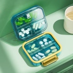 휴대용 알약통 미니 약통 케이스 영양제 소분 케이스 비타민 약보관통 : 더마켓코리아