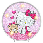 산리오 보석십자수 시나모롤 포차코 마이멜로디 헬로키티 보석십자수 드림 오로라 비즈 무드등 : 솜솜랩