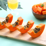 국산 스위탄 파파야 1kg 그린 골드 파파야 : 세모농.