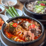 1+1 푸짐한 얼큰 사골 순대국 찹쌀 순댓국 수제순대 : 간달푸드