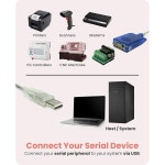 Pro 5피트. USB에서 RS-485로 /422 시리얼 어댑터 FTDI 칩 - Windows 11 지원 : 에코엘리트샵