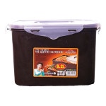 실용적인 반찬통 편리한 밀폐용기 쿨맥시2직사각23호8.2L(갈색) 보관 F2W56F359 : 엠케이에이치엠개포