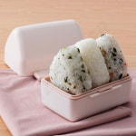 어린이 2단 주먹밥 반찬 도시락 마이멜로디 삼각김밥 보관케이스 : WizSeller