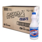 유한락스 레귤러 1L 1박스(12개입) : 두배로마트
