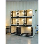 애견 강아지 호텔장 애견호텔장 강아지호텔장 빌라 펫샵 분양샵 화이트 126x60x180 플라스틱 : 제이와이셀링