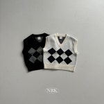 아동조끼 유아 아동 키즈 주니어 초등 남아 여아 봄 니트 아가일 조끼 베스트 nrk 25 : 아이가5959