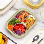 온다온 실리콘 도시락통 전자레인지 런치박스 직장인 소풍 샐러드 밀프랩 1000ml : 온다온 몰