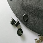 KYDEX 홀스터 블랙 황동 아일렛 294 길이 플랜지 아래 X 1/4 인치 외경 008  09 두께 100개 8984 : 매일플래닛